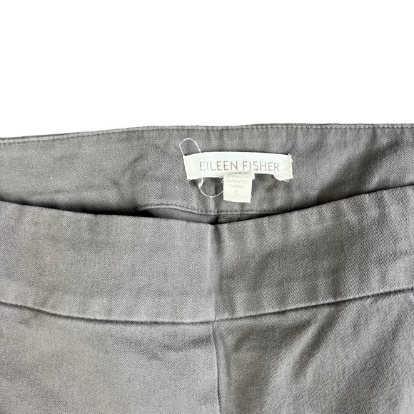 Eileen Fisher women’s grey zipper hem detail pants SZ S - Picture 4 of 8